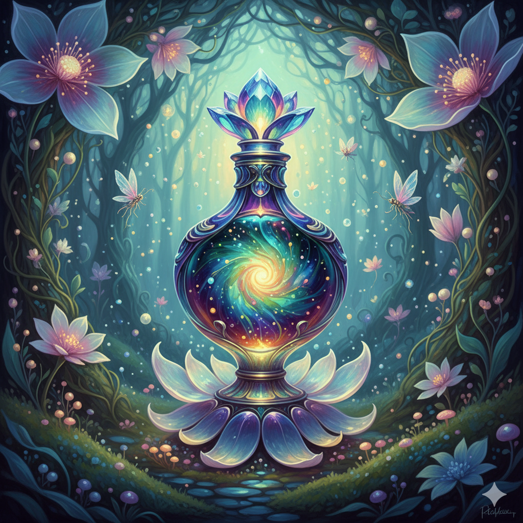 Amber Essence perfume bottle