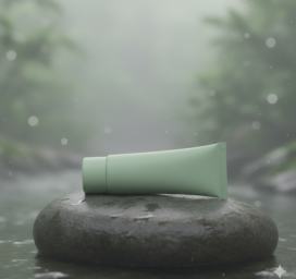 Midnight Spice perfume bottle with black cap and gold label on a dark background