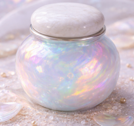 Midnight Spice perfume bottle with black cap and gold label on a dark background