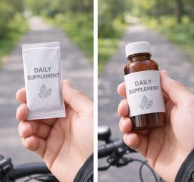 Midnight Spice perfume bottle with black cap and gold label on a dark background