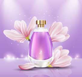 Midnight Spice perfume bottle with black cap and gold label on a dark background